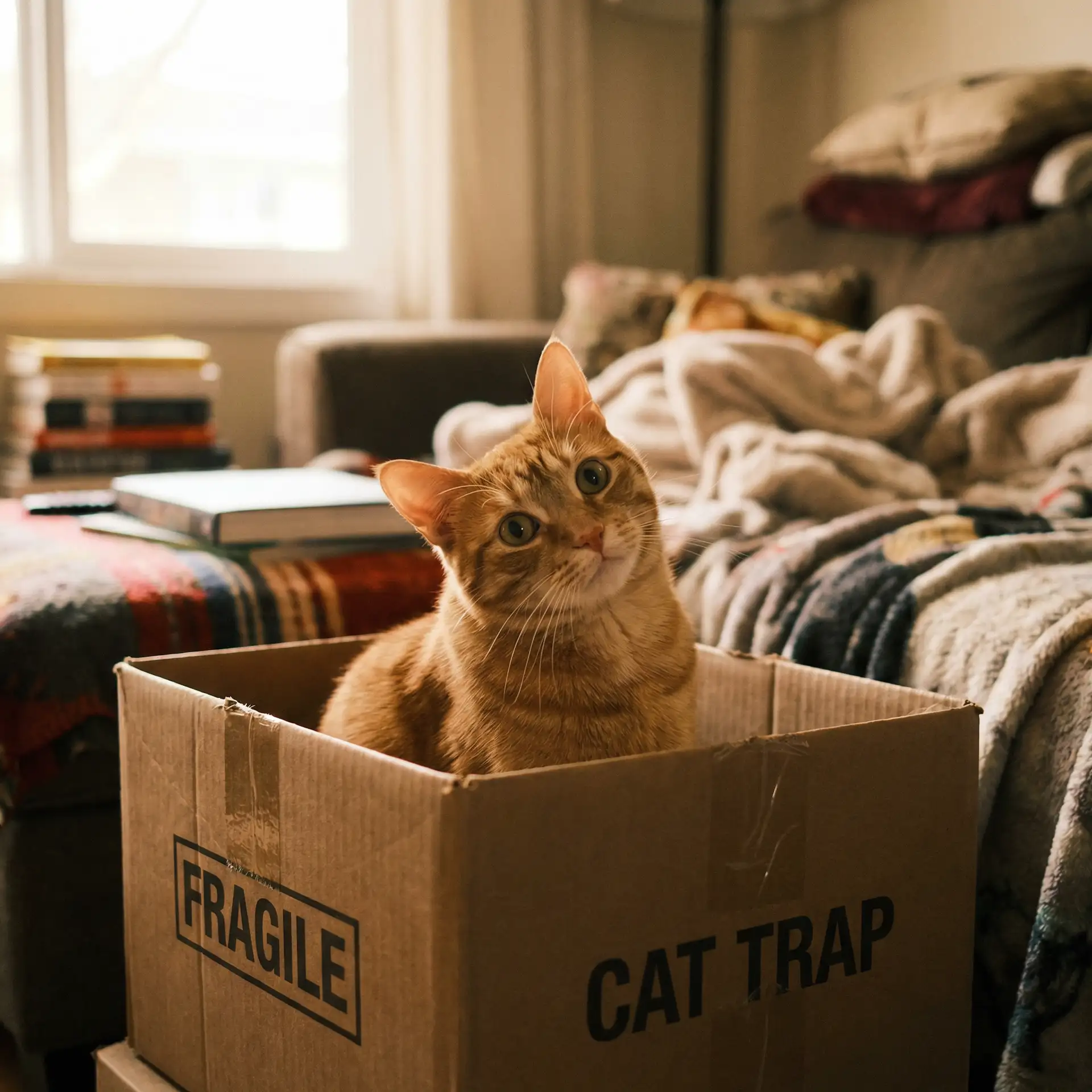 橘猫躲在纸箱里 - 真崎航迅雷资源
